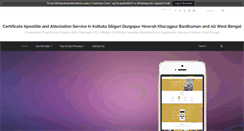 Desktop Screenshot of kolkataattestation.com